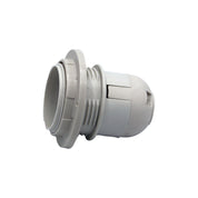LAMPHOLDER E27 White - 10mm thread ES lampholder