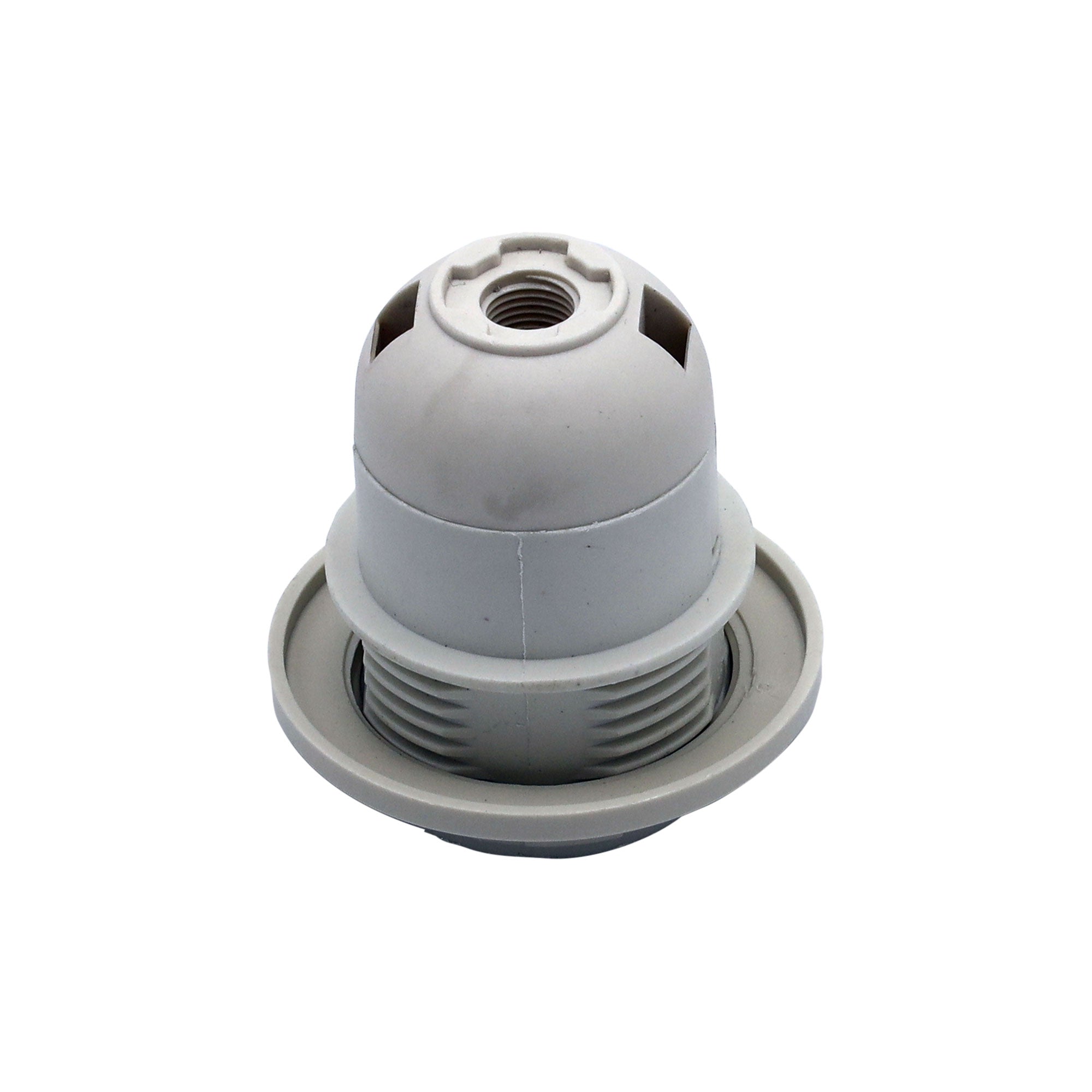 LAMPHOLDER E27 White - 10mm thread ES lampholder