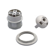 LAMPHOLDER E27 White - 10mm thread ES lampholder