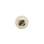 LAMPHOLDER E14 White - 10mm thread SES lampholder