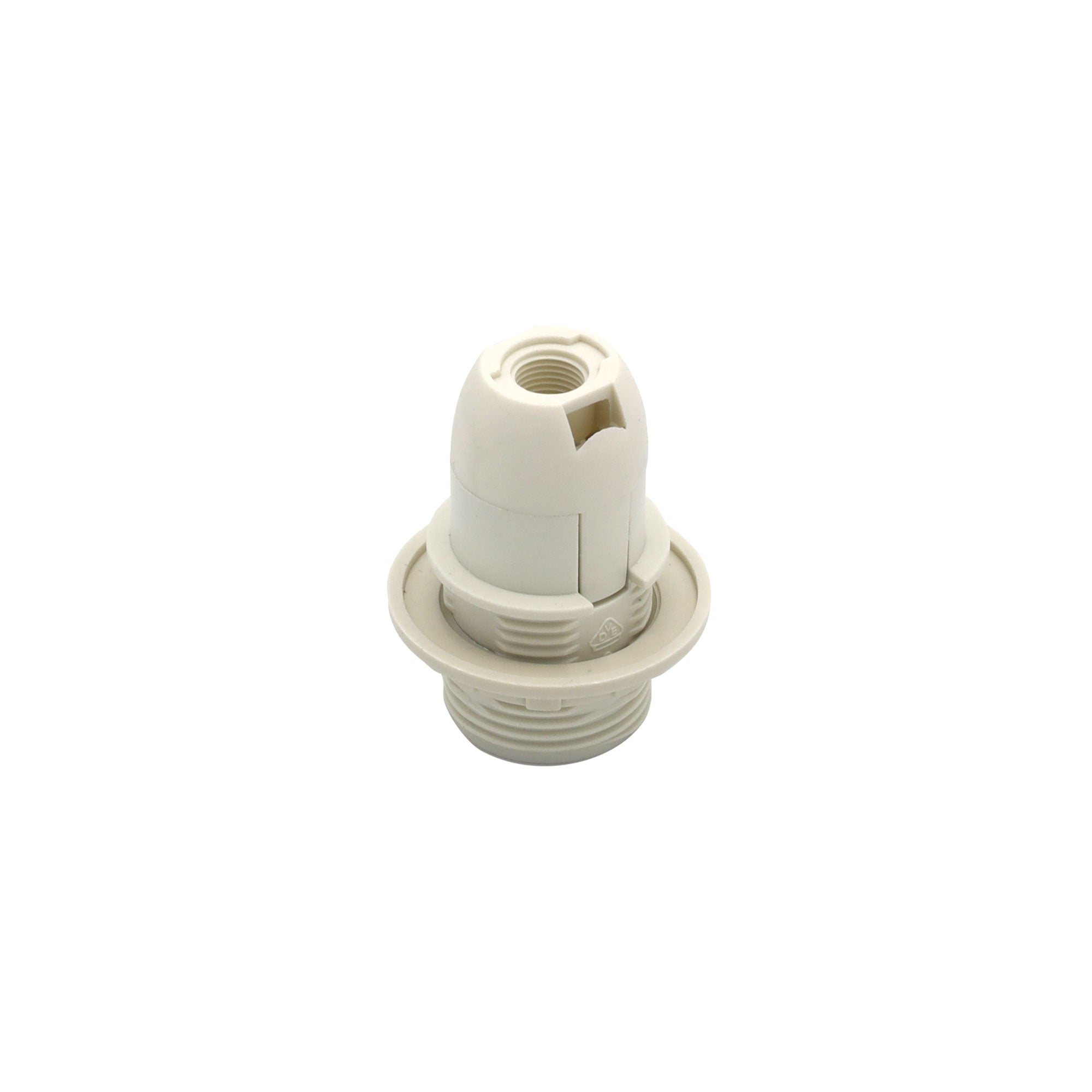 LAMPHOLDER E14 White - 10mm thread SES lampholder