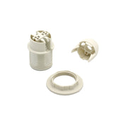 LAMPHOLDER E14 White - 10mm thread SES lampholder