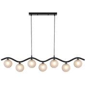 ORTON 7 LIGHT PENDANT BLACK