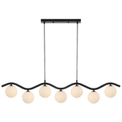 ORTON 7 LIGHT PENDANT BLACK