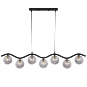 ORTON 7 LIGHT PENDANT BLACK