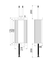 OTTER3: 12V Waterproof Constant Voltage LED Driver IP67 (50W)