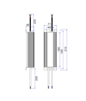 OTTER5: 12V Waterproof Constant Voltage LED Driver IP67 (150W)