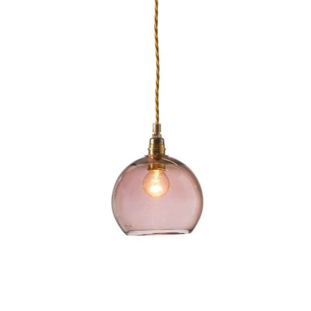 Rowan Pendant Light W155mm Glass Matt Gold