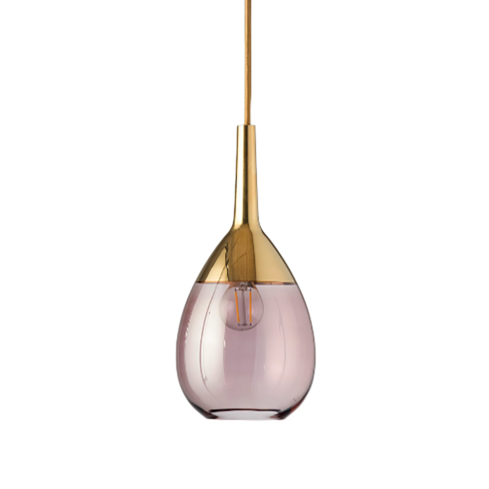 Lute Pendant Light W140mm Glass
