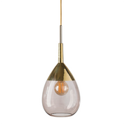 Lute Pendant Light W220mm Glass