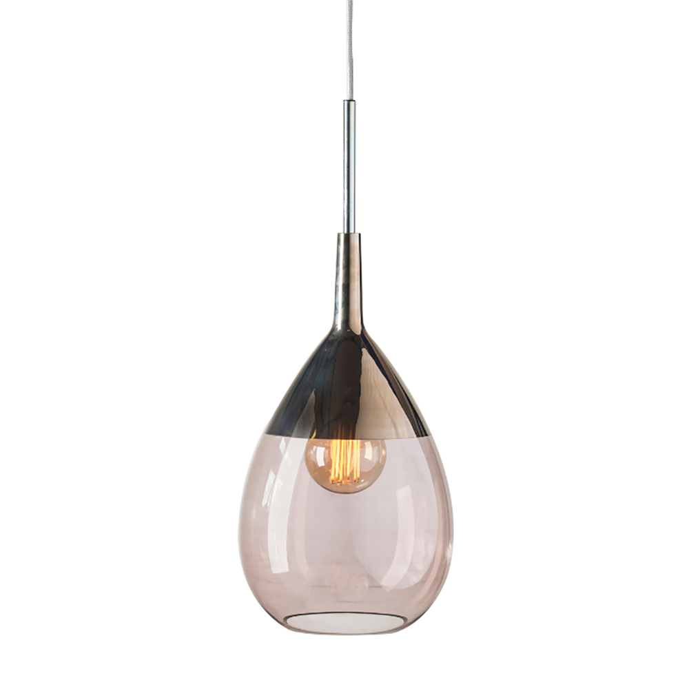 Lute Pendant Light W220mm Glass