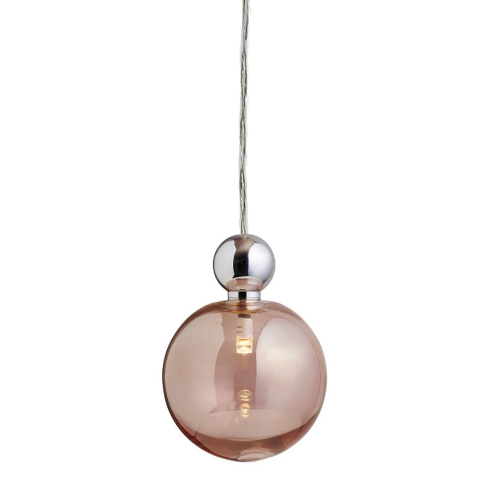 Uva Mini Pendant Light 12V W100mm Shiny Silver