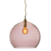 Rowan Pendant Light W390mm Glass Matt Gold