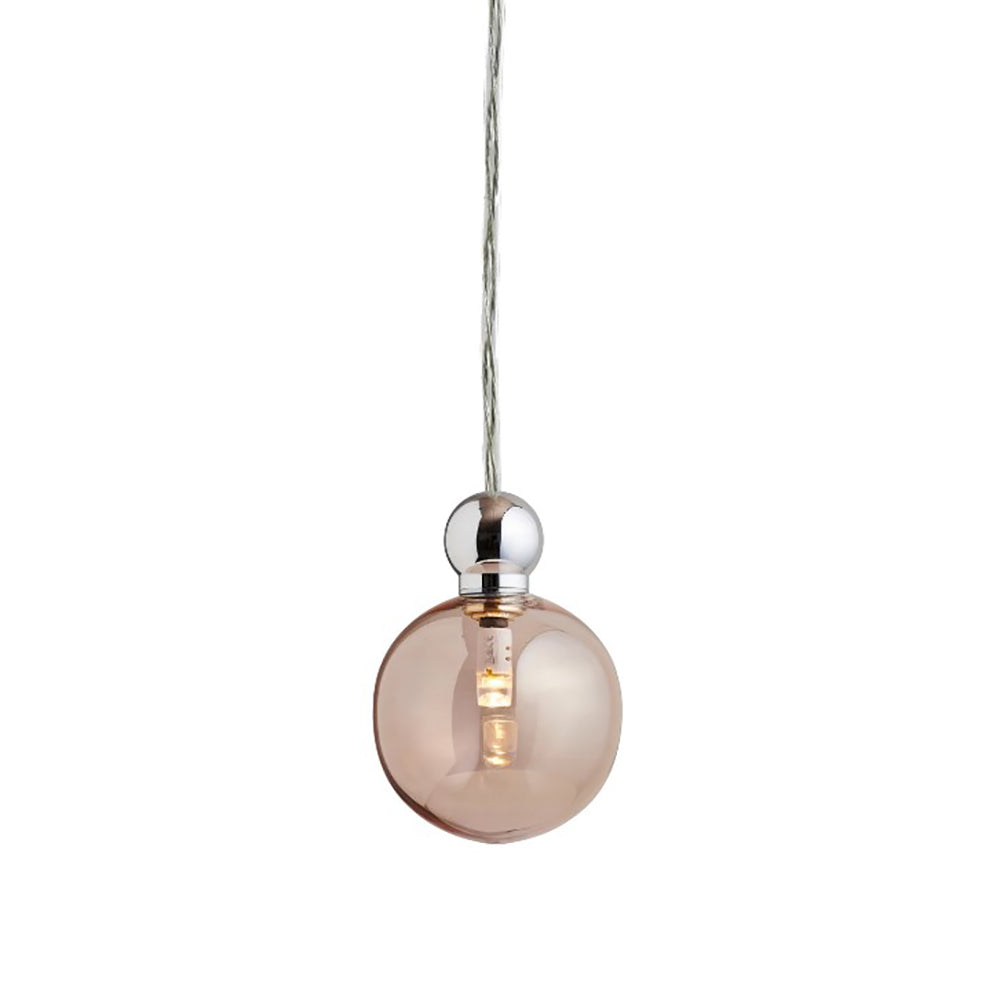 Uva Mini Pendant Light 12V W70mm Shiny Silver