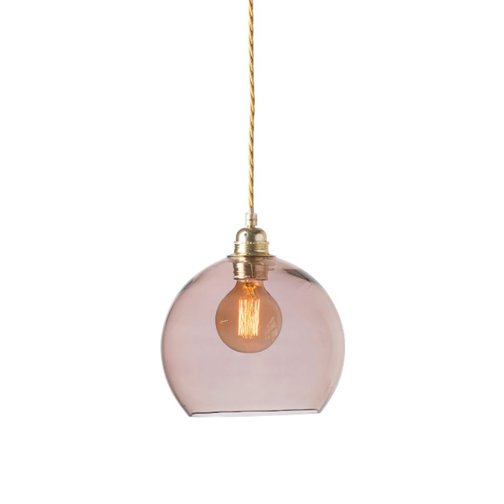 Rowan Pendant Light W220mm Glass Matt Gold
