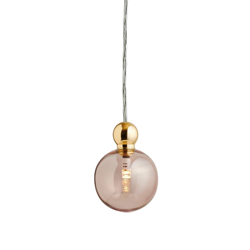 Uva Mini Pendant Light 12V W70mm Shiny Gold