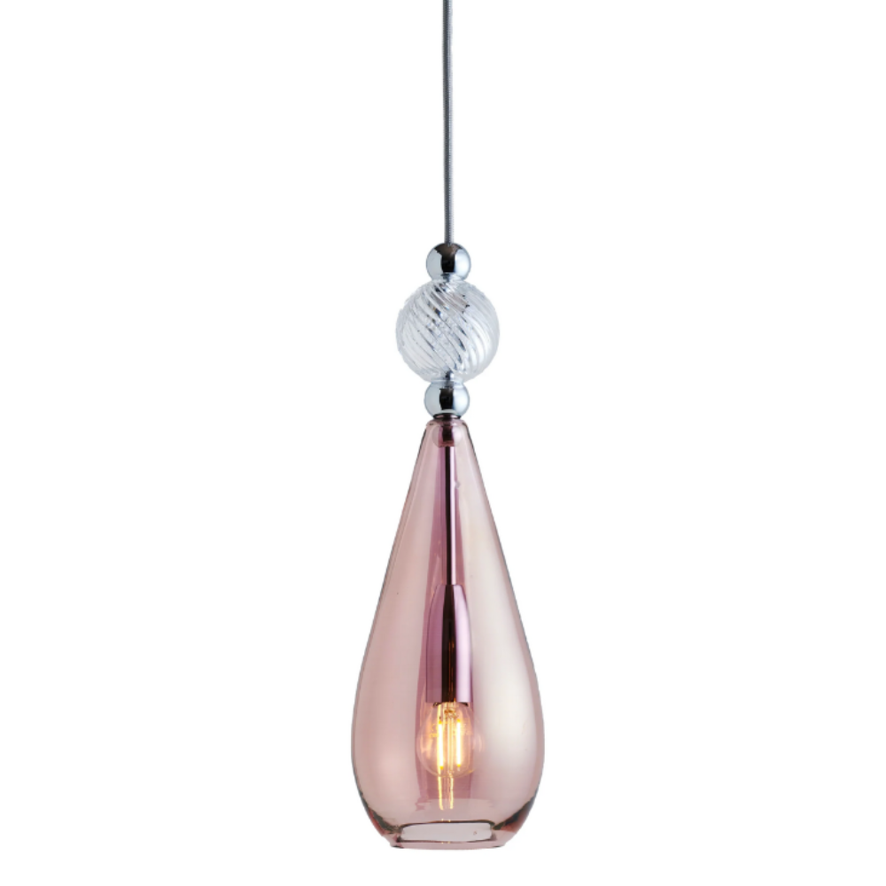 Smykke Pendant Light W125mm Glass Swirl Ball