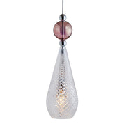 Smykke Pendant Light W180mm Check Clear Glass