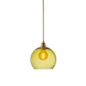 Rowan Pendant Light W220mm Glass Matt Gold
