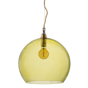 Rowan Pendant Light W390mm Glass Matt Gold