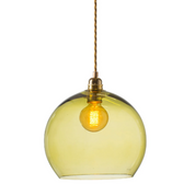 Rowan Pendant Light W280mm Glass Matt Gold