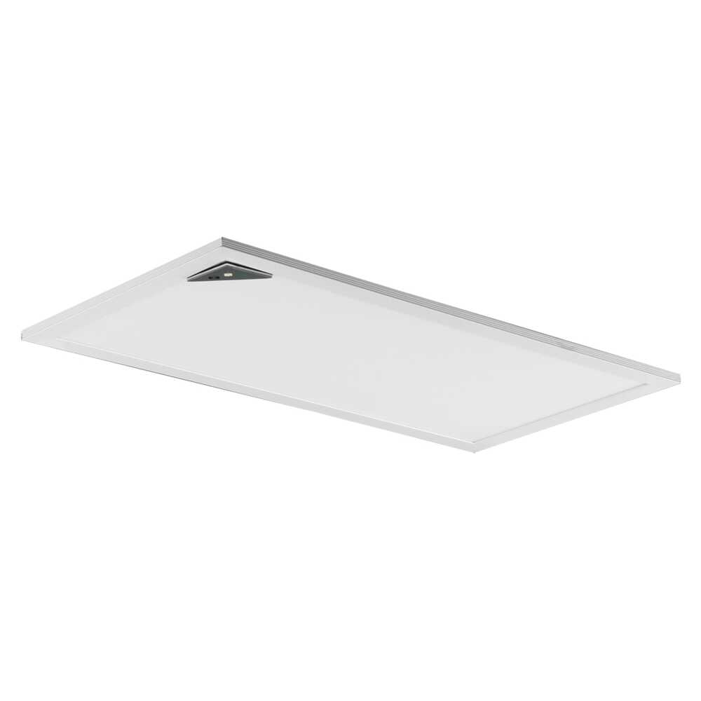 Emergency LED Panel Light W600mm White Aluminium