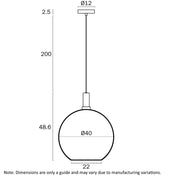 Telbix Patino 40 Pendant