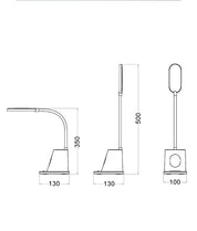 PENMATE: LED Rechargeable Portable Functional Touch Table Lamp