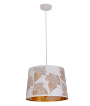 PENSHADE: Interior Slanted with Maple Leaf Pattern Laser Cut Pendant Lights