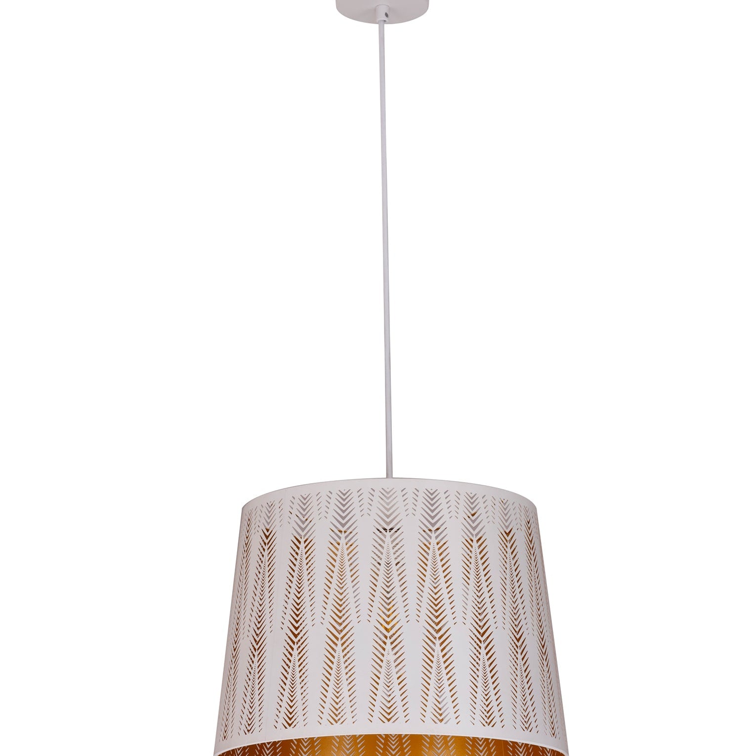 PENSHADE: Interior Slanted with Vector Pattern Laser Cut Pendant Lights