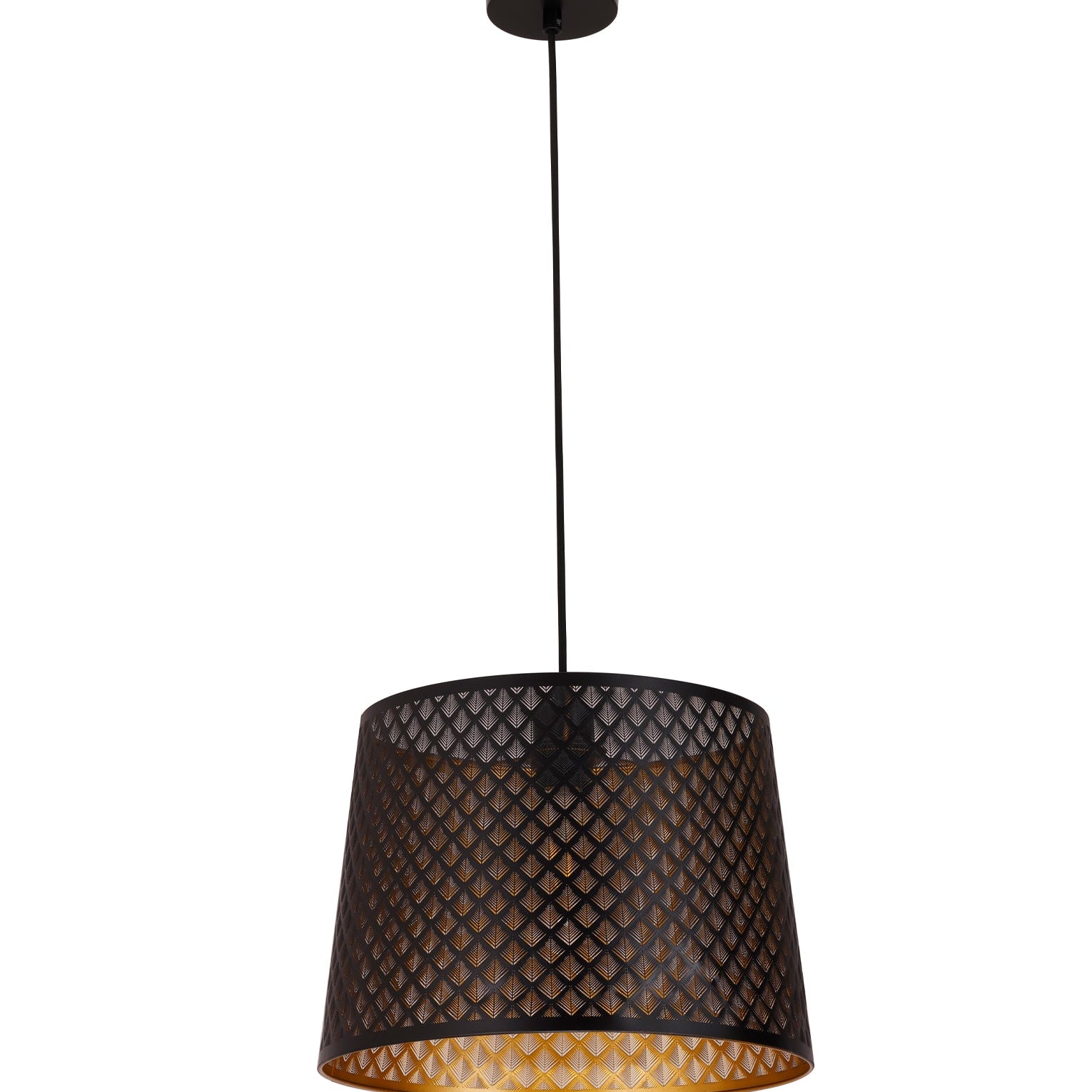 PENSHADE: Interior Slanted with Geometry Pattern Laser Cut Pendant Lights