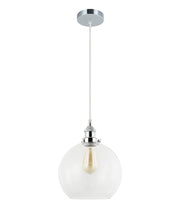 PESINI: Interior Wine Glass with Antique Brass/ Chrome Highlight Pendant Lights