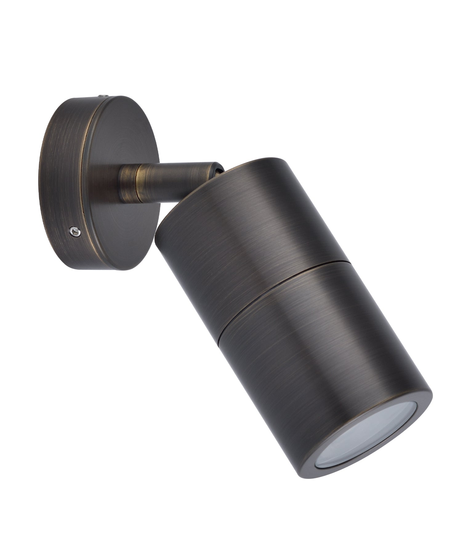 MR16 Exterior Wall Pillar Spot Lights (Rustic Brass) IP65