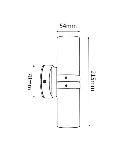 MR16 Exterior Wall Pillar Spot Lights (Aged Copper) IP54