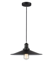 PIATTO: Industrial Black Coolie Pendant Lights