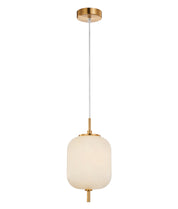PINO: Interior Opal Matte / Smokey Black Mirror Finish Jar Pendant Lights