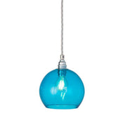 Rowan Pendant Light W155mm Glass Matt Silver