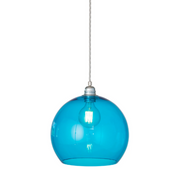 Rowan Pendant Light W280mm Glass Matt Silver