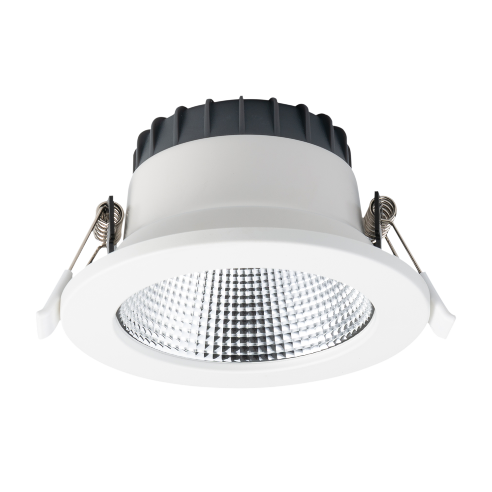 Penmark Recessed LED Downlight W114mm 60° White Aluminium TRI Colour