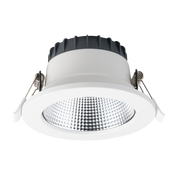 Penmark Recessed LED Downlight W114mm 60° White Aluminium TRI Colour