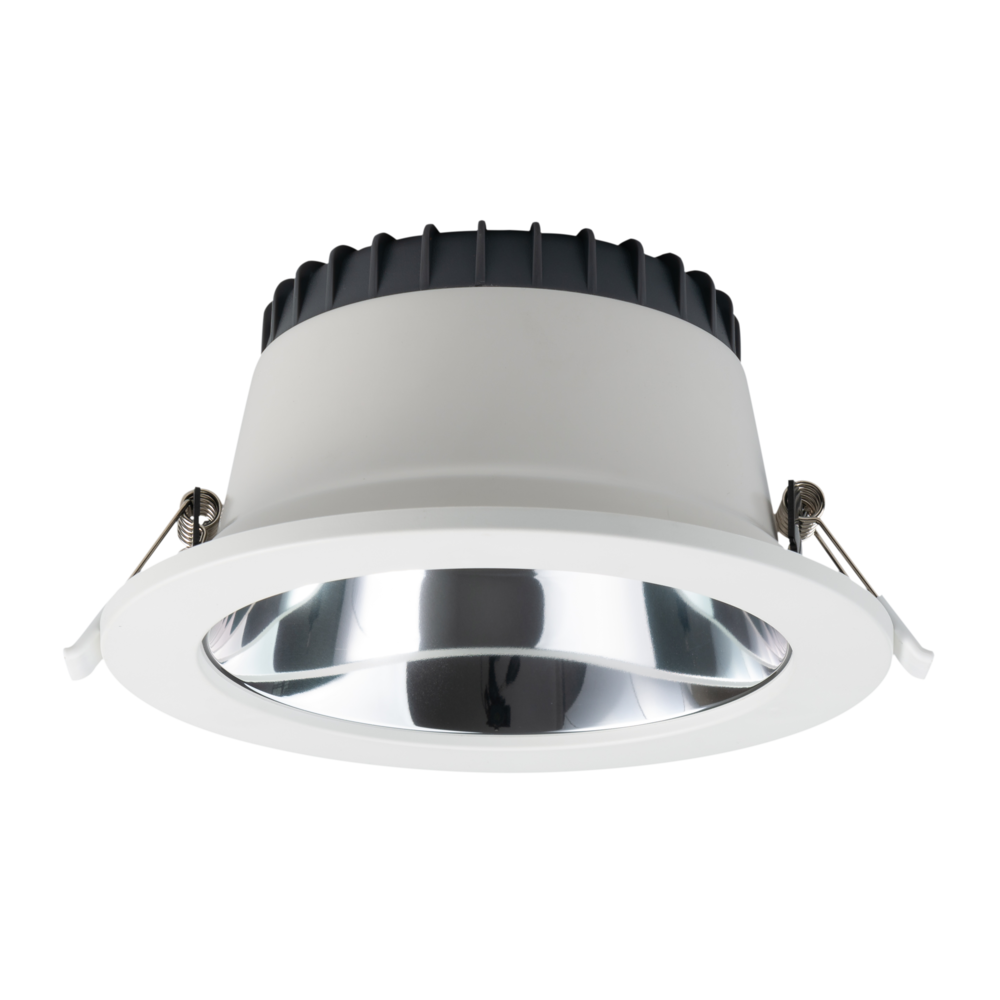 Penmark Recessed LED Downlight W114mm 80° White Aluminium TRI Colour