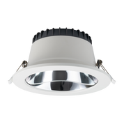 Penmark Recessed LED Downlight W174mm 80° White Aluminium TRI Colour