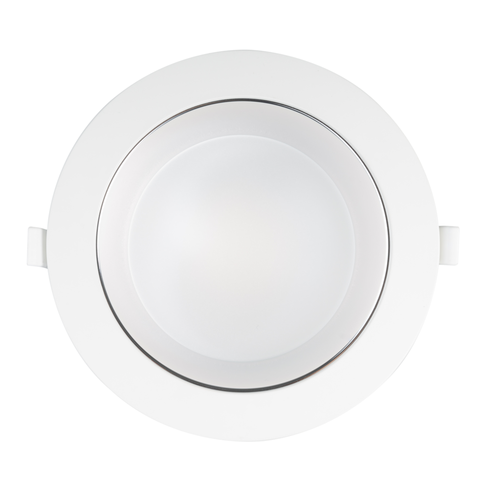 Penmark Recessed LED Downlight W174mm 80° White Aluminium TRI Colour