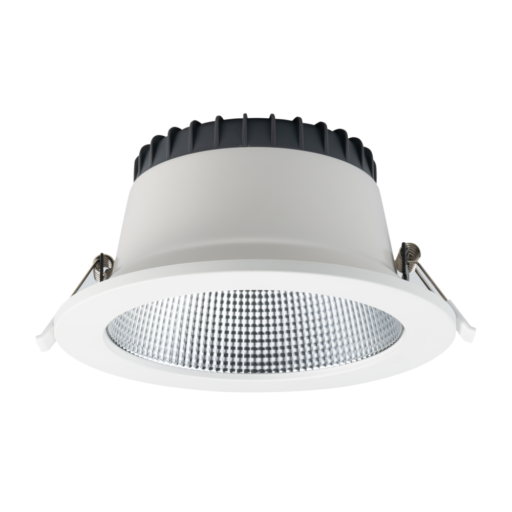 Penmark Recessed LED Downlight W174mm 60° White Aluminium TRI Colour