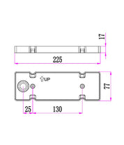 REPISATRI: Exterior LED Tri-CCT Curved Wedge Surface Mounted Wall Lights IP65