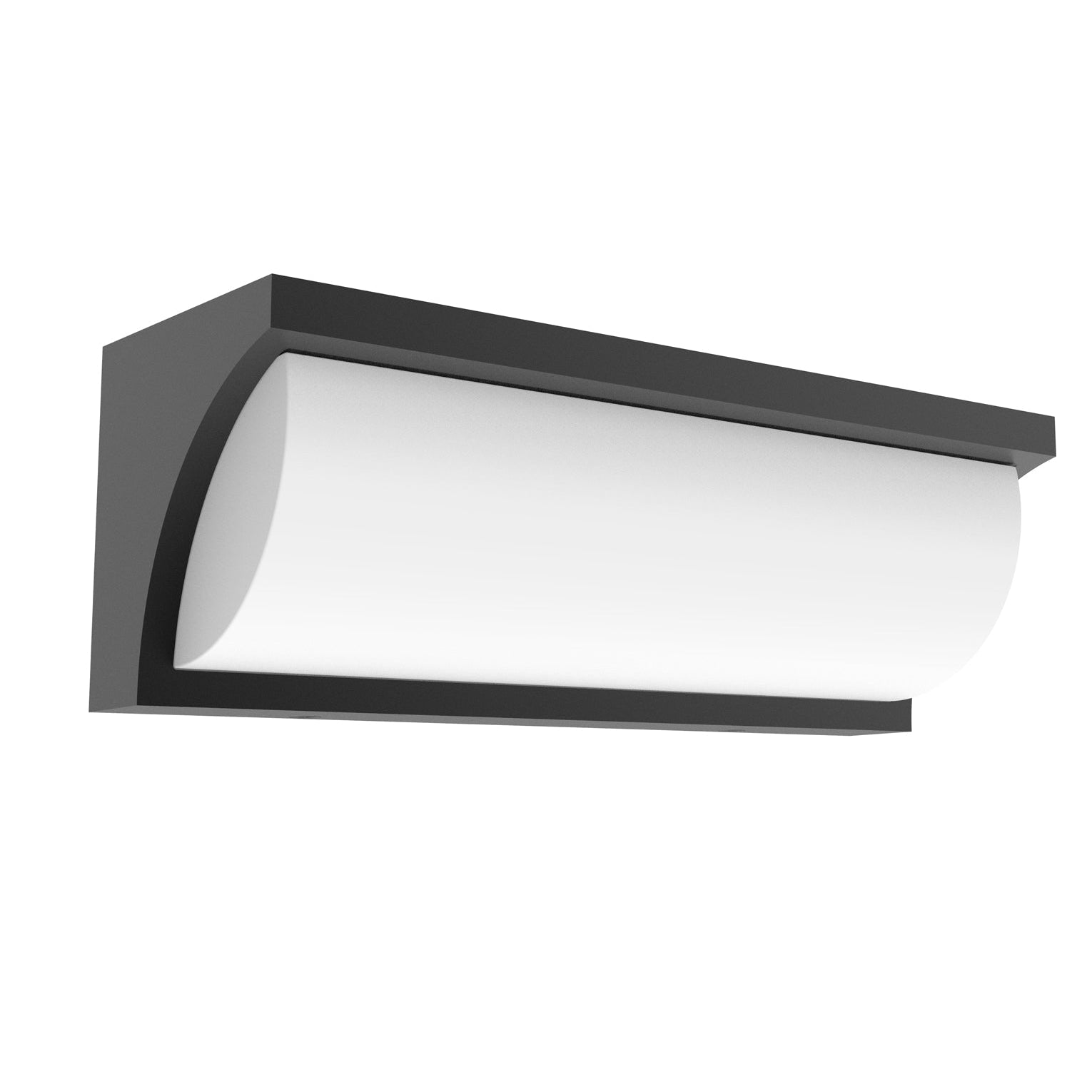 REPISATRI: Exterior LED Tri-CCT Curved Wedge Surface Mounted Wall Lights IP65