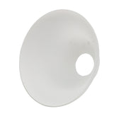 BELL GLASS - 19cm Opal Matt replacement glass