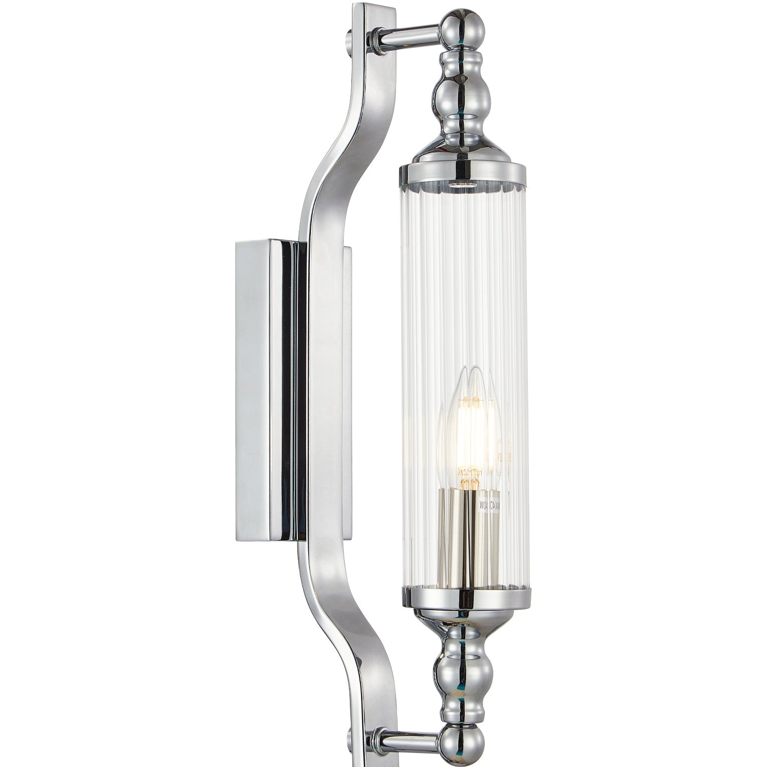 RODILLO: Interior Tubular Clear Glass Wall Lights