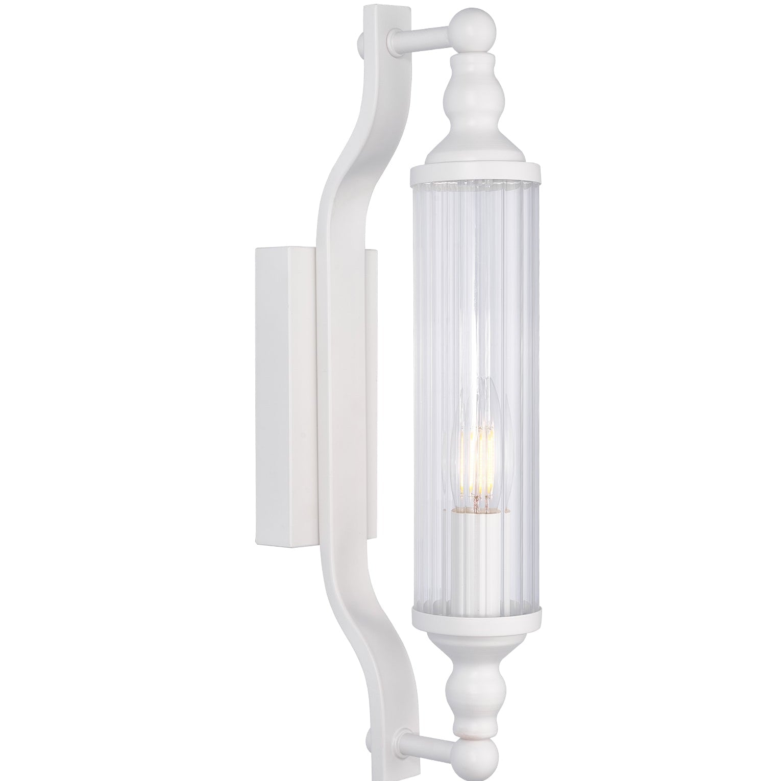 RODILLO: Interior Tubular Clear Glass Wall Lights