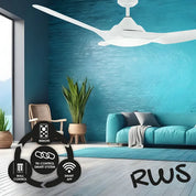 RAVEN RWS 64 DC CEILING FAN - WHITE 5507250